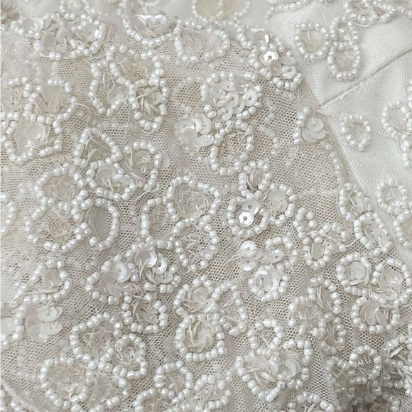 Mac Duggal Floral Beaded Sheath Dress size 6 - Picture 13 of 13